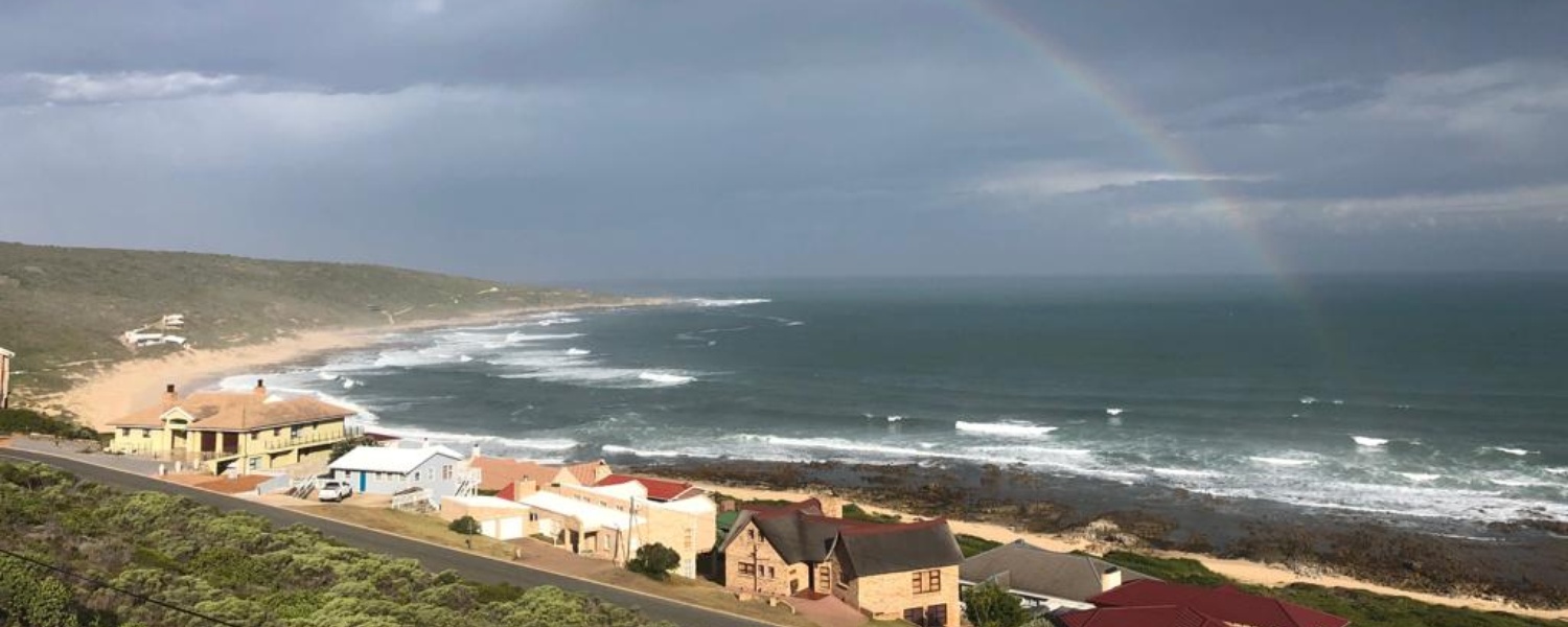 Jongensfontein view rainbow